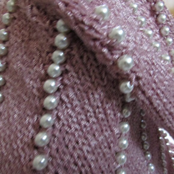 Vintage Pearl Embelished Neiman Marcus Sweater - Picture 4 of 6
